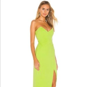 Lovers + Friends Women’s Lime green gown